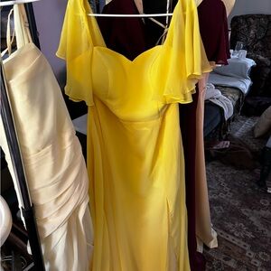Elegant Yellow Dress